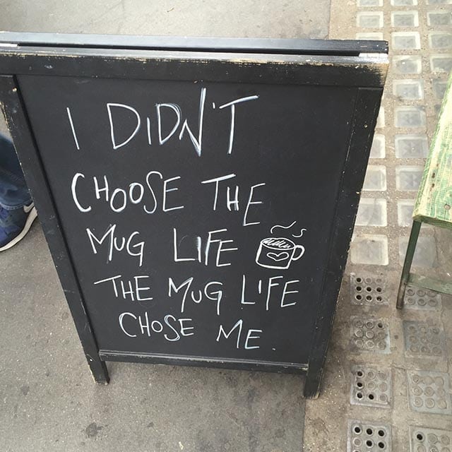 Mug life press coffee