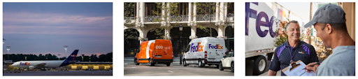 Fedex, onbrand, website, instagram, brand