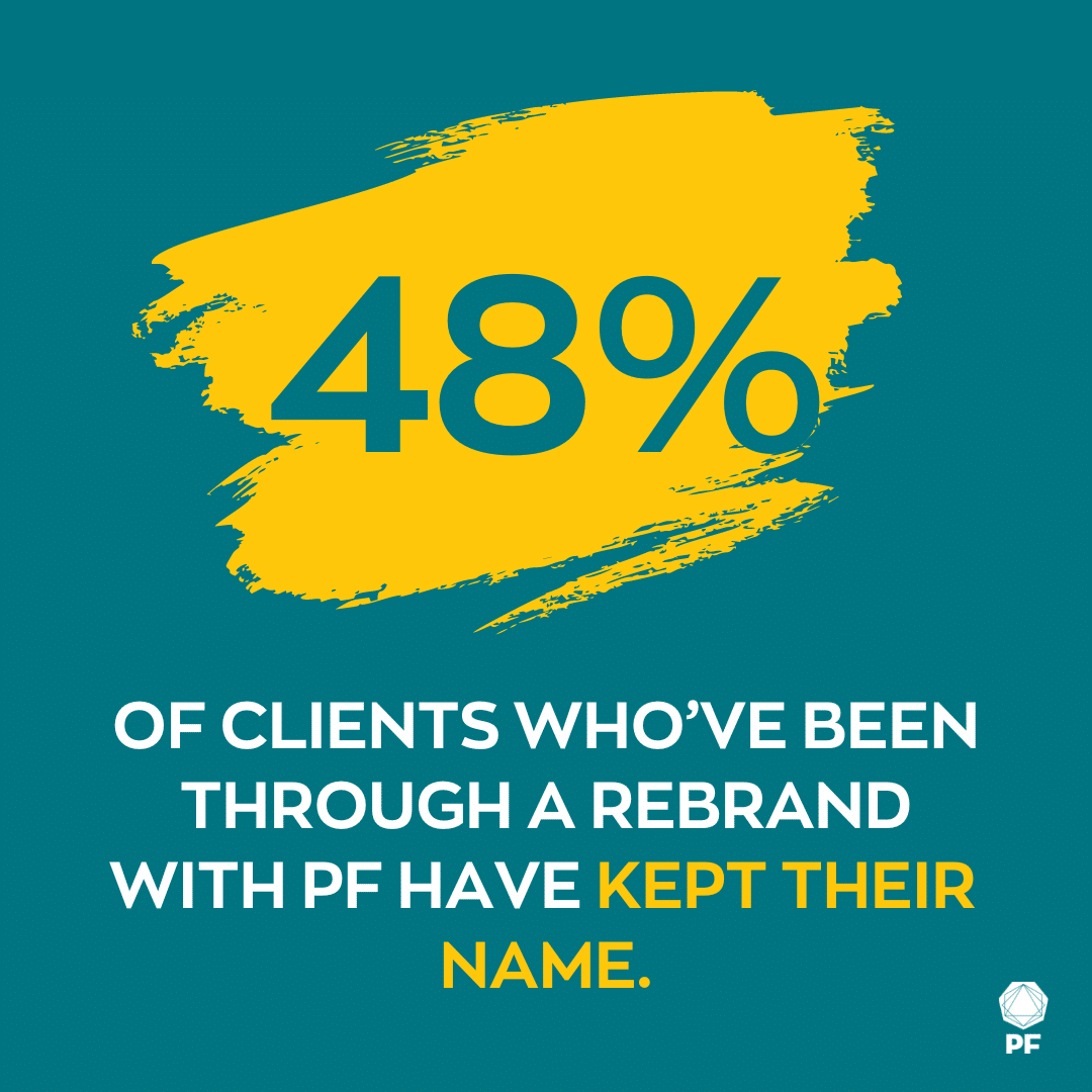 Can I rebrand without changing my firm's name? - wearePF