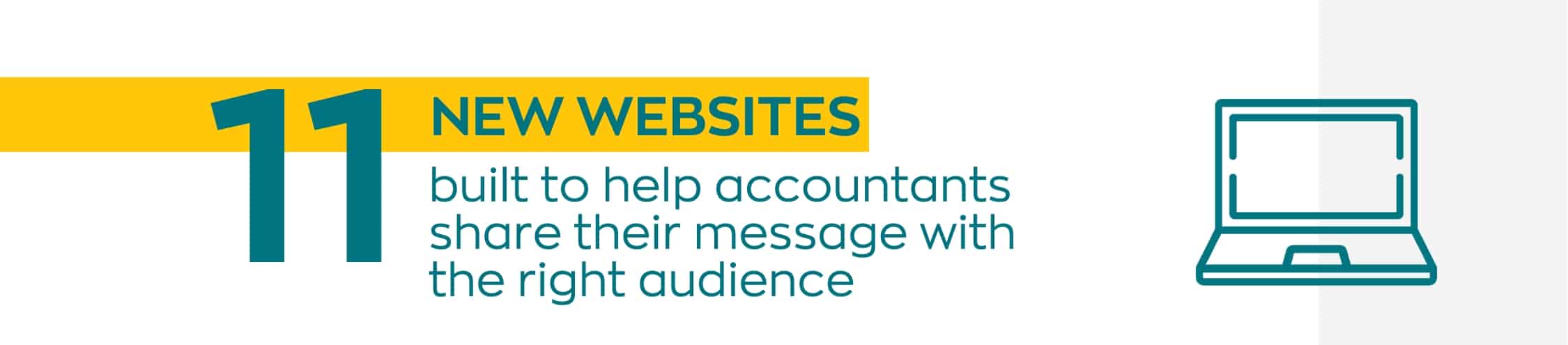 11 new websites built to help accountants share their message with the right audience