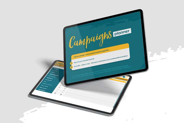 Marketing campaign planner template for Accountants - PF