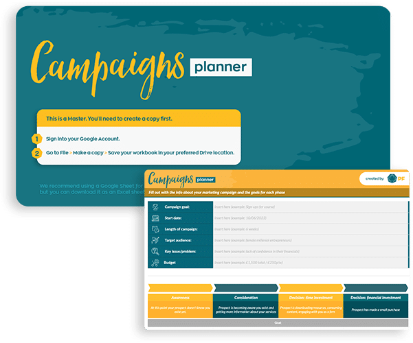 Campaign planner for Accountants